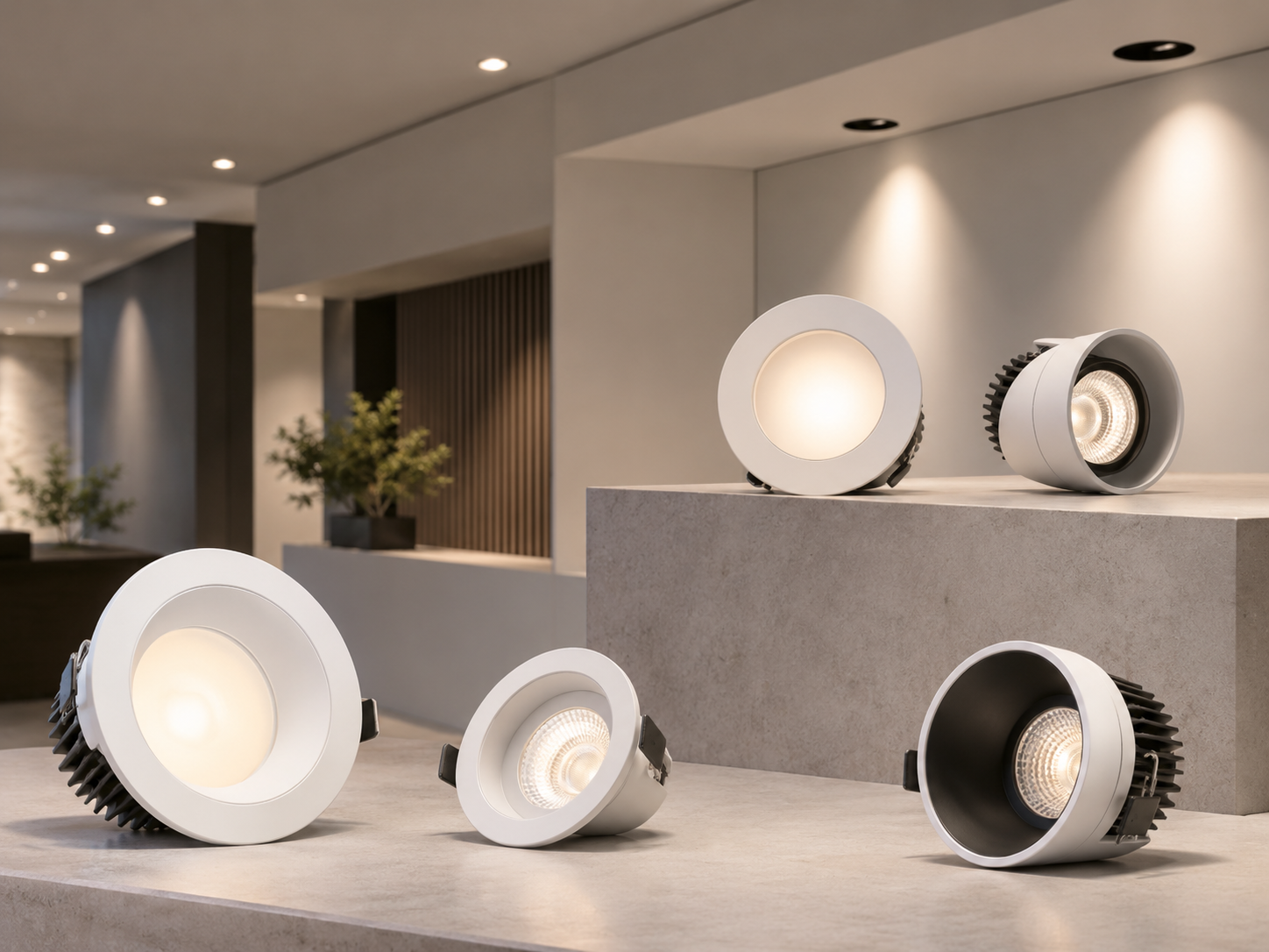 Downlights y empotrables LED
