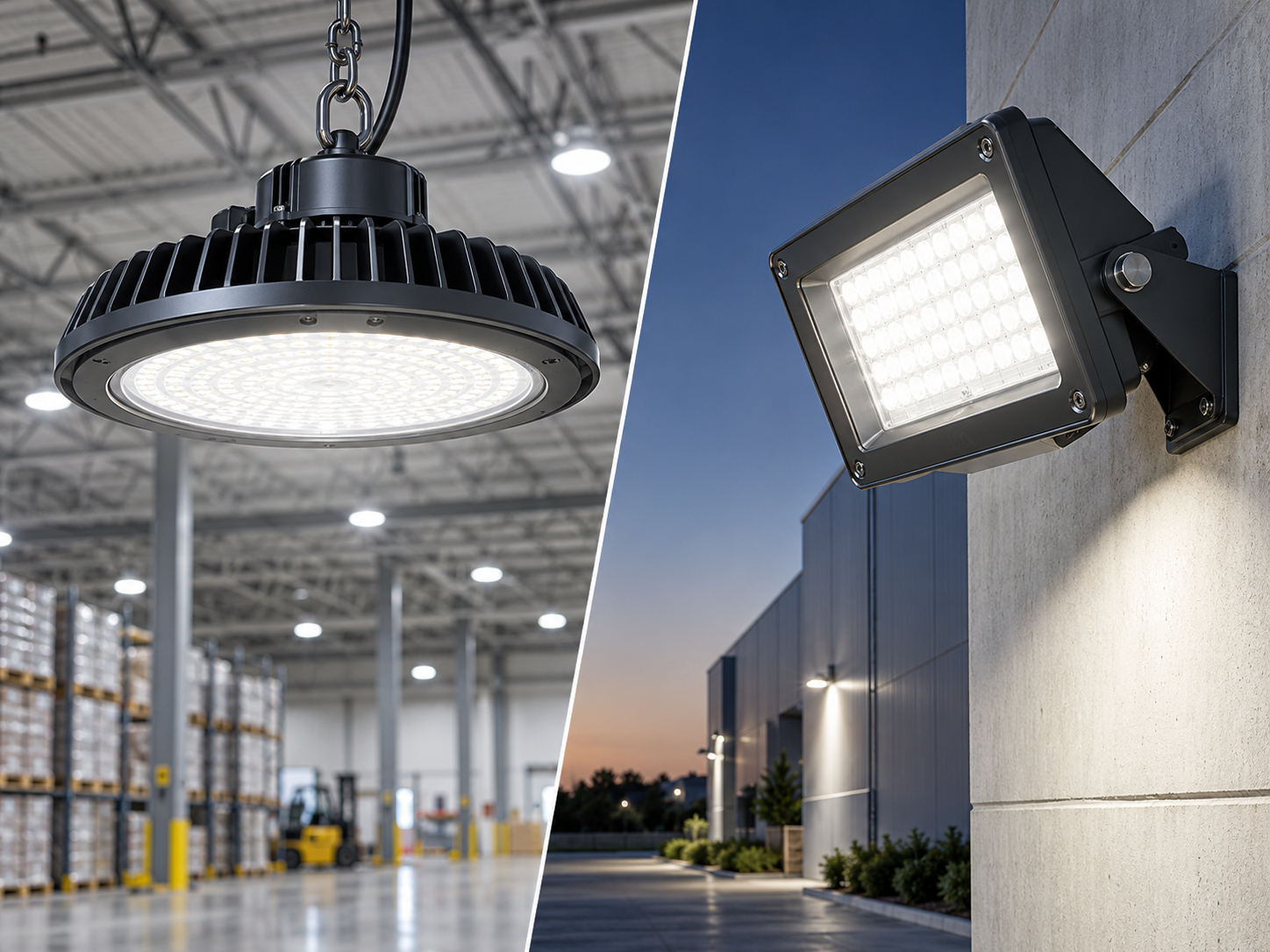 Iluminación industrial y exterior LED